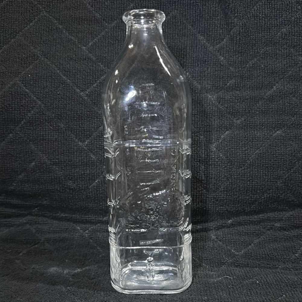 Antique(Early Century)Embossed 8 Ounce Glass Baby Bottle